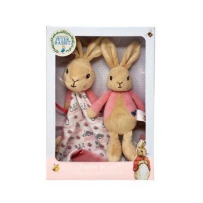 Flopsy Bunny Rattle and Comforter Gift Set